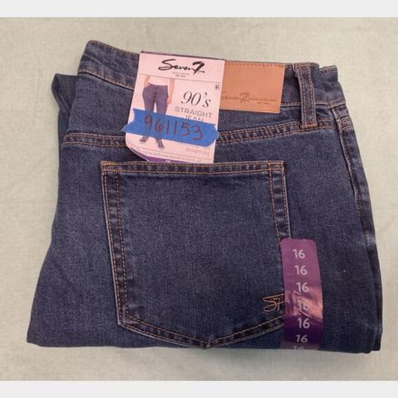 Seven 7 Women's 90's Straight Leg Jean - Picture 4 of 4